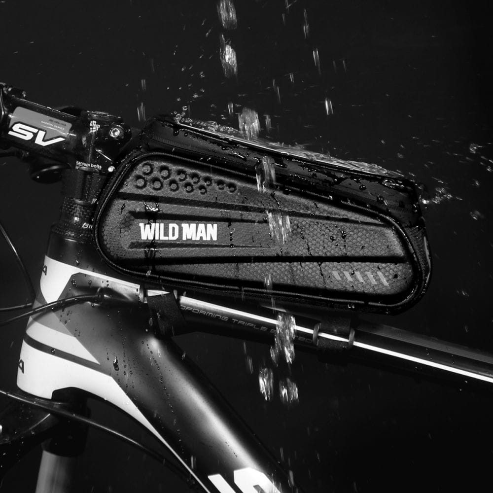 Fahrrad Rahmentasche WildMan HardPouch "L", schwarz.